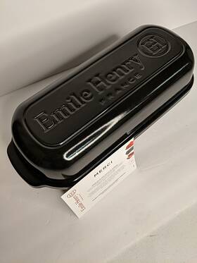 Emile Henry 289317955037 New Unused Open Box Bread Loaf From France For Baker Large Black Emile Henry 289317955037 New Unused Open Box Bread Loaf From France For Baker Large Black