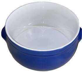 Emile Henry 5500 Emilie France 4 Quart Stoneware Round Dutch Oven Casseole