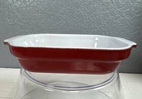 9609 Emile Henry France #9609 Rectangular Baker Baking Dish 5x7 Red Stoneware