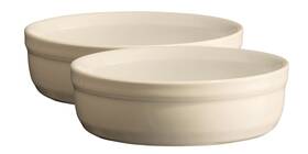 Eh024013 Emile Henry Made In France 8.5 Oz Creme Brulee Set Of 2 5 Inch By 1.5 Clay