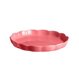 Eh476053 Emile Henry Madeleine Fluted Tart Dish 12.2-inch Rose Eh476053 Emile Henry Madeleine Fluted Tart Dish 12.2-inch Rose