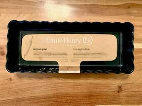 Eh736034 Emile Henry France Rectangular Scratch-resistant Ceramic Tart Dish Ocean Blue Eh736034 Emile Henry France Rectangular Scratch-resistant Ceramic Tart Dish Ocean Blue