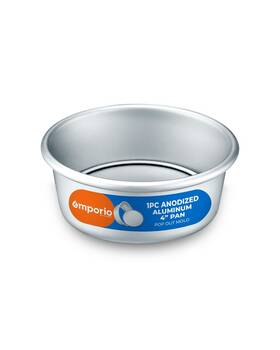 Emporio Kitchen 850064811377 Baking Pan - Anodized Aluminum Round Cheesecake 4 Ft Pressure Cooker And A