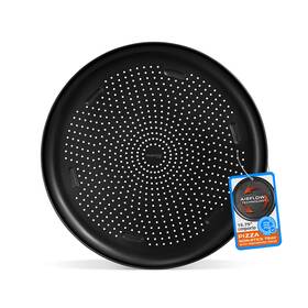Emporio Kitchen 850064811414 Pizza Baking Pan - 15.75-inch Round Perforated Carbon Steel T