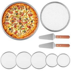 Epicover 753448036628 Pizza Screen Set 10 And 12 Inch - Aluminum Baking Net Professional Sea