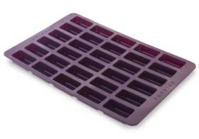1004231 Epicure Brand New Silicone Perfect Petites Purple Baking Pan 15x10 Inch Makes 30