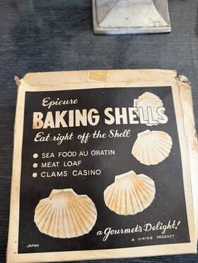 42047 Epicure Vintage Baking Shells Set Of 4