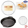 Eq3n2wuyag General Professional Round Baking Cooling Cookies Pies Rack Steaming Vegetables