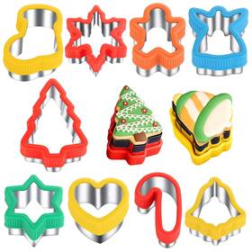 Etersion 789605460852 Christmas Cookie Cutters 2 Inch To 3.5 9 Pieces Shapes Etersion 789605460852 Christmas Cookie Cutters 2 Inch To 3.5 9 Pieces Shapes