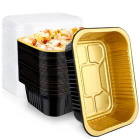 Esfba561255 Eusoar Aluminum Pans With Lids 50pack 32oz Small Disposable Foil Loaf Cake Food Sto