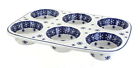 F093-pzs Manufaktura Blue Rose Polish Pottery Snow Flurry Muffin 680334176796