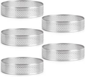 Fd0913-5-round Fangsun Tart Ring Perforated Rings For Baking Stainless Steel Nonstick Ro Fd0913-5-round Fangsun Tart Ring Perforated Rings For Baking Stainless Steel Nonstick Ro