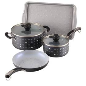 14656 Farberware Disney Monochrome Ceramic Nonstick Cookware Pots And Pans With Bak