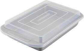 52181 Farberware Nonstick Bakeware Baking Pan With Lid / Cake Gray