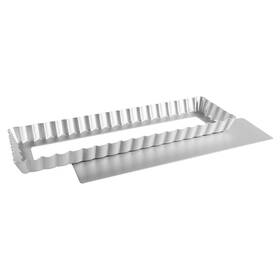 Pft-1375 Fat Daddios 793842138917 Rectangle Fluted Tart Pan 13.75 X 4.25 Inch