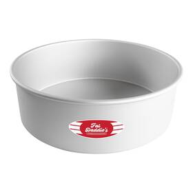 Fat Daddios 811657015602 Round Cake Pan 12 X 4 Inch Silver