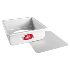 Psqcc-883 Fat Daddios 811657016562 Square Cheesecake Pan 8 X 3 Inch Silver
