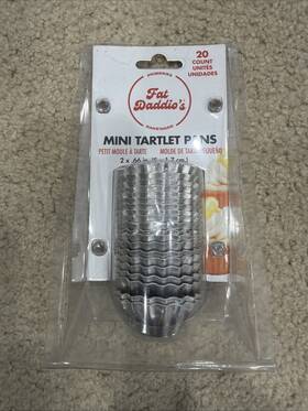 Fat Daddios 811657040031 Mini Tartlet Pans 20 Ct