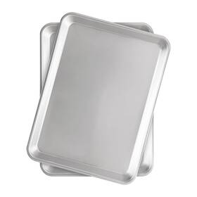 Fat Daddios 811657040895 Natural Aluminum Quarter Sheet Pan 2-pack