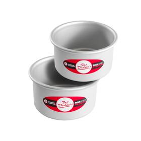 Fat Daddios 811657041014 Anodized Aluminum Round Cake Pans 2 Piece Set 5 X 3 Inch Fat Daddios 811657041014 Anodized Aluminum Round Cake Pans 2 Piece Set 5 X 3 Inch