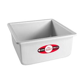 Fat Daddios Anodized Aluminum Square Cake Pan 8 X 4 Inch Fat Daddios Anodized Aluminum Square Cake Pan 8 X 4 Inch