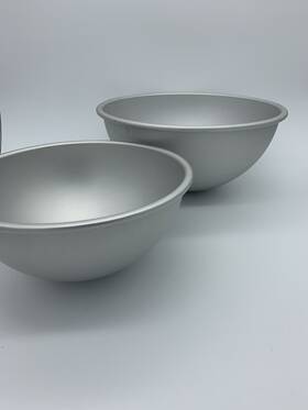 Pha-10 Fat Daddios Pha-8 Aluminum Hemisphere Cake Pan Set Of 2 Different Sizes