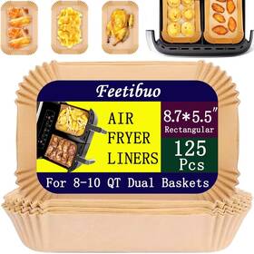 Fryer8.7 Feetibuo 785582674879 Parchment Paper For Air 5.5inch Rectangle Fryer Liner Fryer8.7 Feetibuo 785582674879 Parchment Paper For Air 5.5inch Rectangle Fryer Liner
