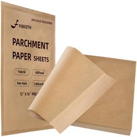 Fiekoth 739017212310 200 Pcs 12x16 Inches Half Sheet Unbleached Parchment Paper Sheets 267 Sq Ft P