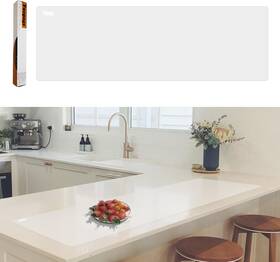 Fg01clear40125 Foepoge 49.2 Inch X 15.7 Large Silicone Mat For Kitchen Counter Protector Cuttable Silicon