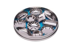 Fox Run 030734036204 3620 Mini Tartlet Set Tin Plated Steel 36-piece Fox Run 030734036204 3620 Mini Tartlet Set Tin Plated Steel 36-piece