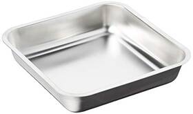 Fox Run 030734048610 Square Cake Stainless Steel Baking Pans 8.5 X 1.5 Inches