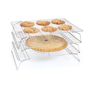 4698 Fox Run 885476955685 Stackable Cooling Rack Set Chrome 3-piece 4698 Fox Run 885476955685 Stackable Cooling Rack Set Chrome 3-piece