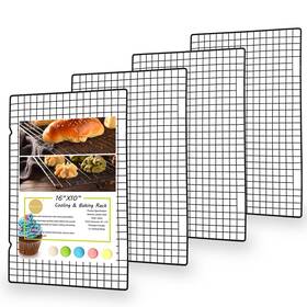 Foxwelkin 667673981267 Baking Rack Cooling Size 16 Inch X 10 - Cool Cookies Cakes Breads Heavy Du