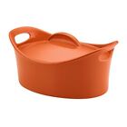 Fps-66180 Rachael Ray Stoneware Covered Bubble And Brown Casseroval 759284245590