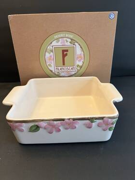 Franciscan 091573543124 Desert Rose Wedgewood Earthenware Rectangular Baker With Handles Nib