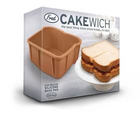 Fred 728987017933 Cakewich Easy Release Silicone Bank Pan Fred 728987017933 Cakewich Easy Release Silicone Bank Pan