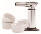 Ft-set Messermeister Cheflamme Culinary Torch With 4 White Ramekins New Free Ship 0098872912231