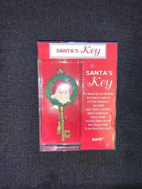 Ex24005 Ganz Santas Key New Nib Nwt
