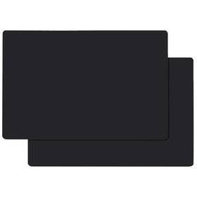 Gafba301396 Gartful 2 Pcs Silicone Mats For Kitchen Counter 25x17 Inch Black Heat Resistant Pad