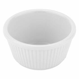 F-635-w Get G.e.t. White 3 Oz. Fluted Ramekin Break Resistant Pack Of 12