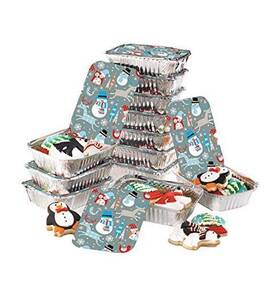 Gias Kitchen 190522008391 Disposable Aluminum Pans With Lids 24 Winter Friends Rectangle Gias Kitchen 190522008391 Disposable Aluminum Pans With Lids 24 Winter Friends Rectangle