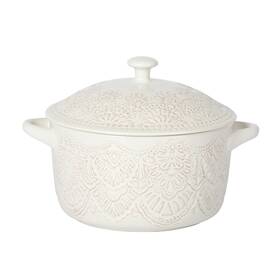 Gibson Overseas Inc. 744759027122 The Pioneer Woman 1 Quart Cocotte Casserole Baking Dish With Lid Stoneware Vintage