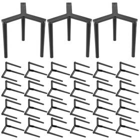 4512qq03yl Gleavi 200pcs Pizza Saver Tripod Stands - Reusable Plastic Protectors For Take