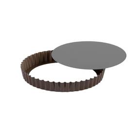 Gobel 793842088069 Paderno World Cuisine 9.5 Inch Fluted Non-stick Tart Pan With Removable Bottom