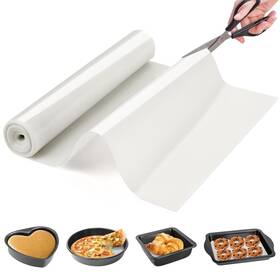 12in-10ft-whtie Goldeer Silicone Baking Mat Roll -non-stick Dough Rolling Food Grade Pastry Bak Inch