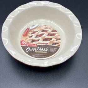 04405 Good Cook New - Oven Fresh Stoneware 5.5 Inch Round X 2 Personal Pie Dish