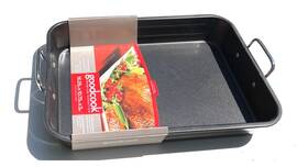 Good Cook 076753041065 Premium Non-stick Heavy Duty Large Steel Roast Pan With Handle