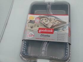 04307 Goodcook Everyday Nonstick Bake-n-take Covered Cake Pan 9 Inch X 13 Lid Black