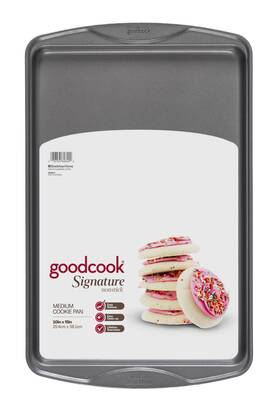 84844 Goodcook Signature Nonstick Steel Baking Sheet 10 Inch X 15 Gray