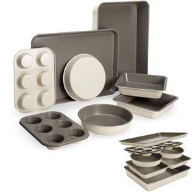 Goodful 741393000719 All-in-one Nonstick Bakeware Set Stackable And Space Saving Design I